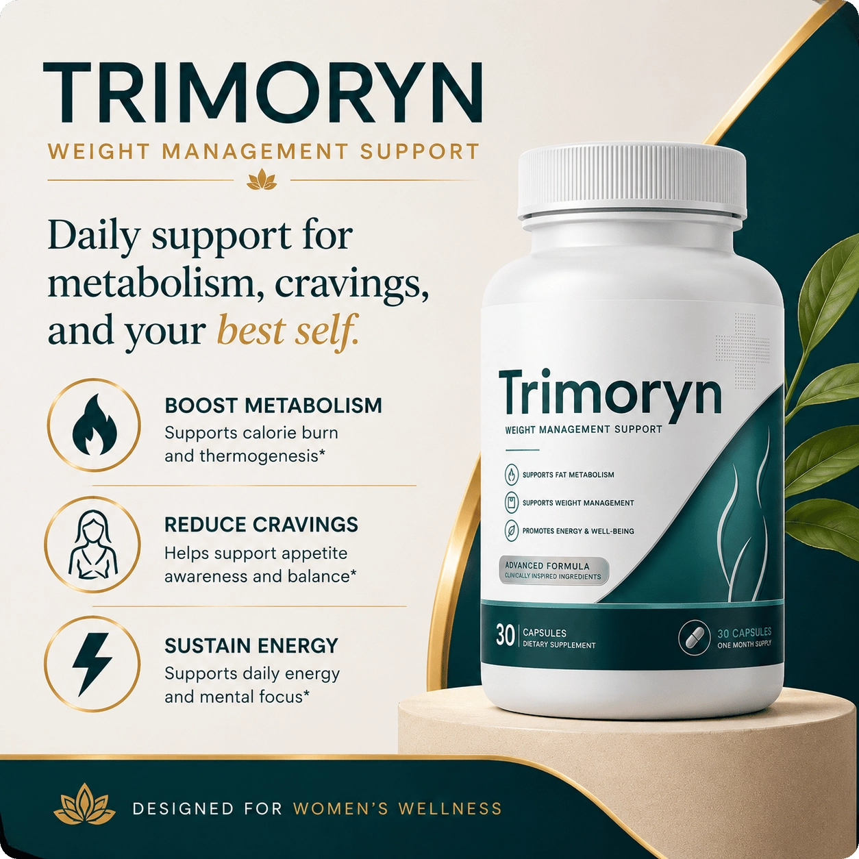 Trimoryn Natural Weight Management Supplement